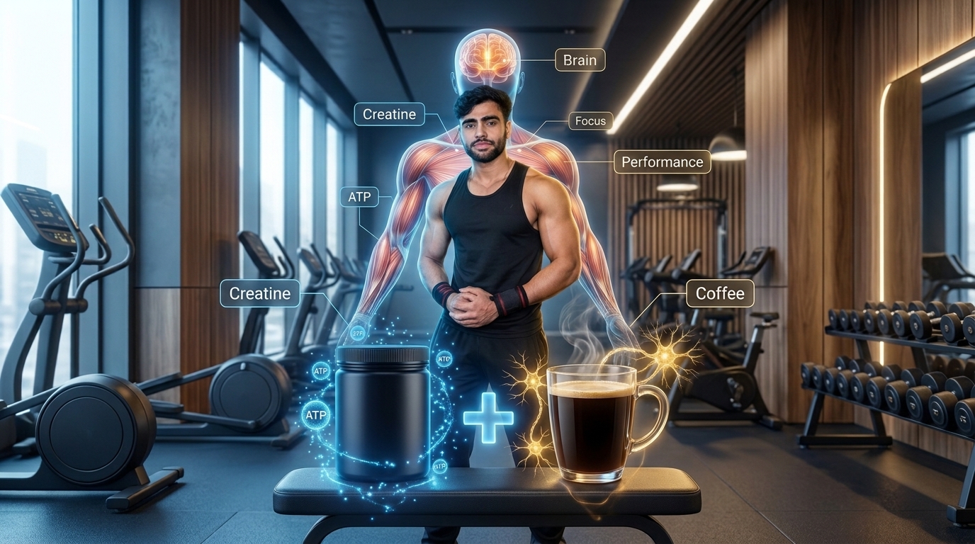Using creatine and coffee together