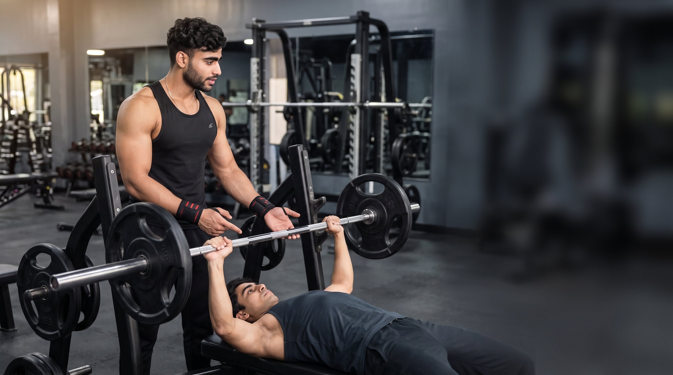 Barbell Bench Press demonstration