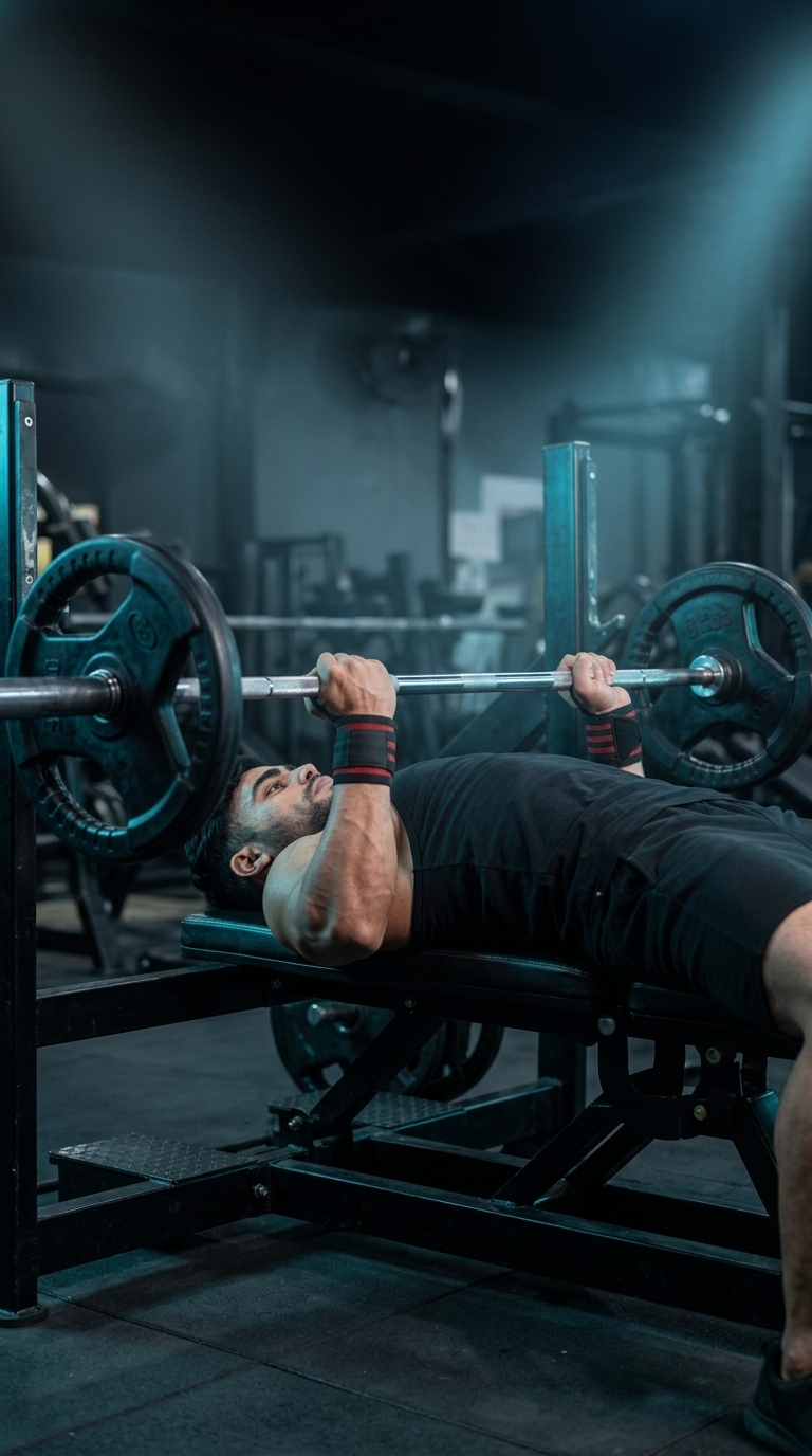 Close-Grip Bench Press exercise demonstration