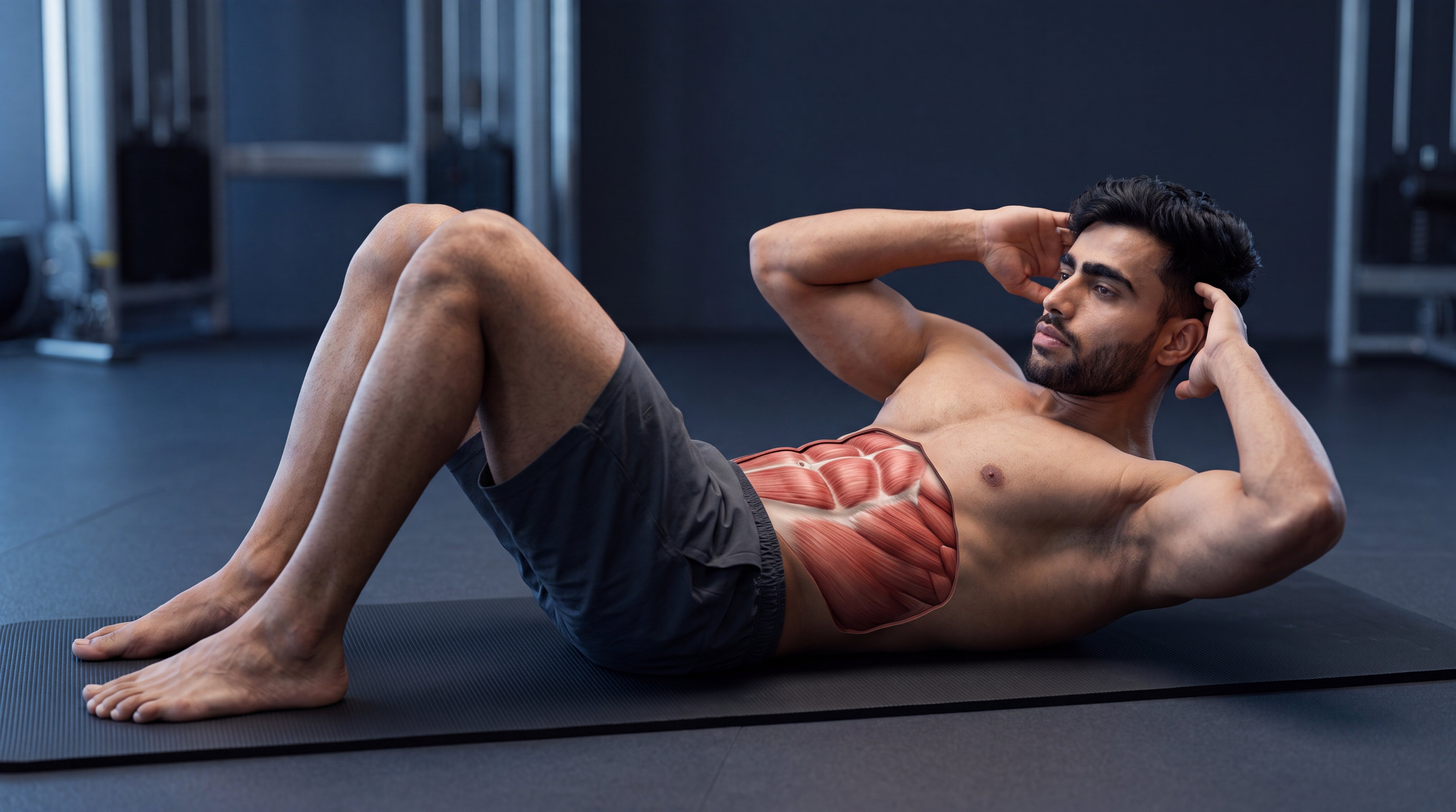 Crunch under the skin anatomy video