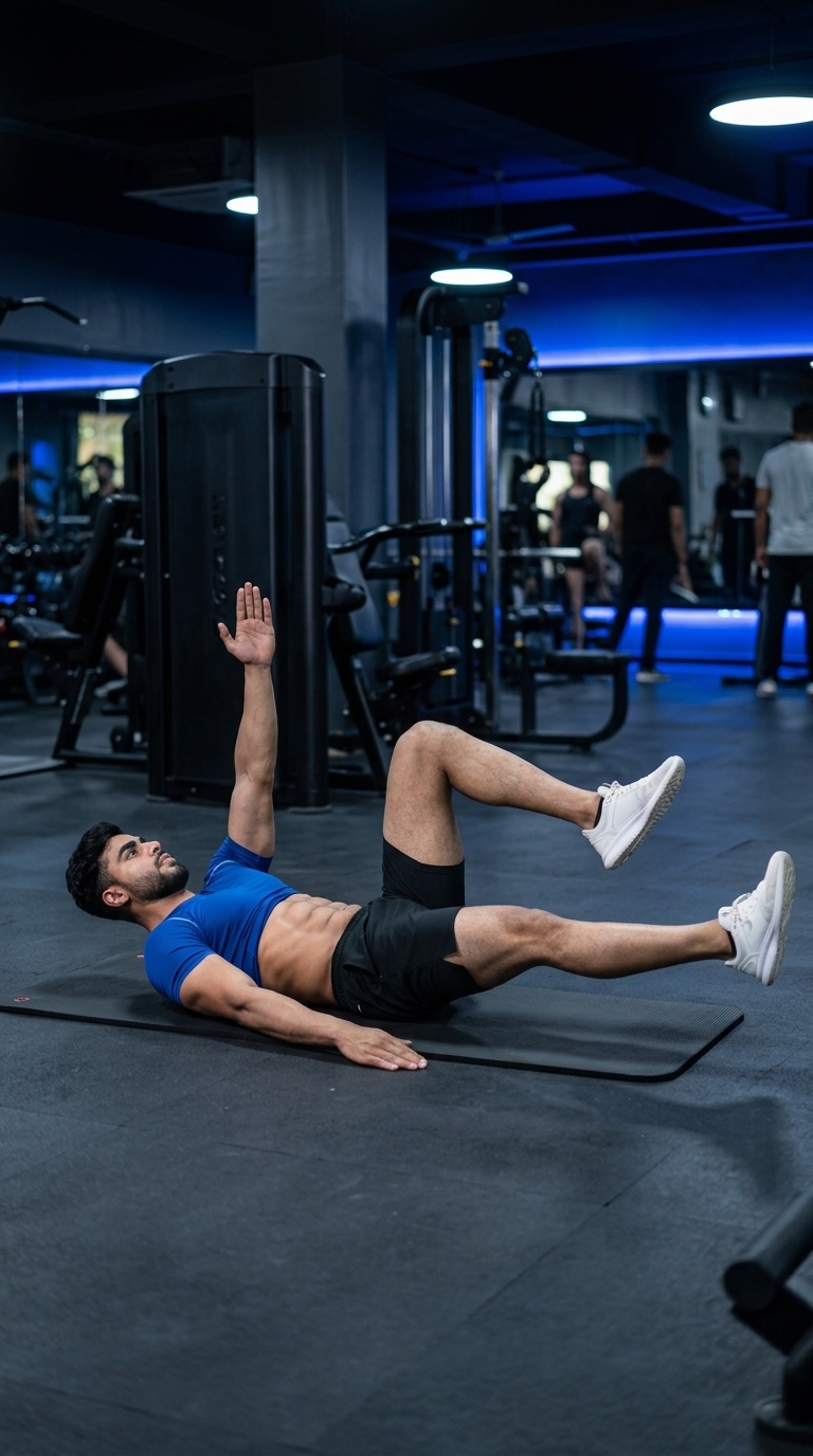 Dead Bug exercise demonstration