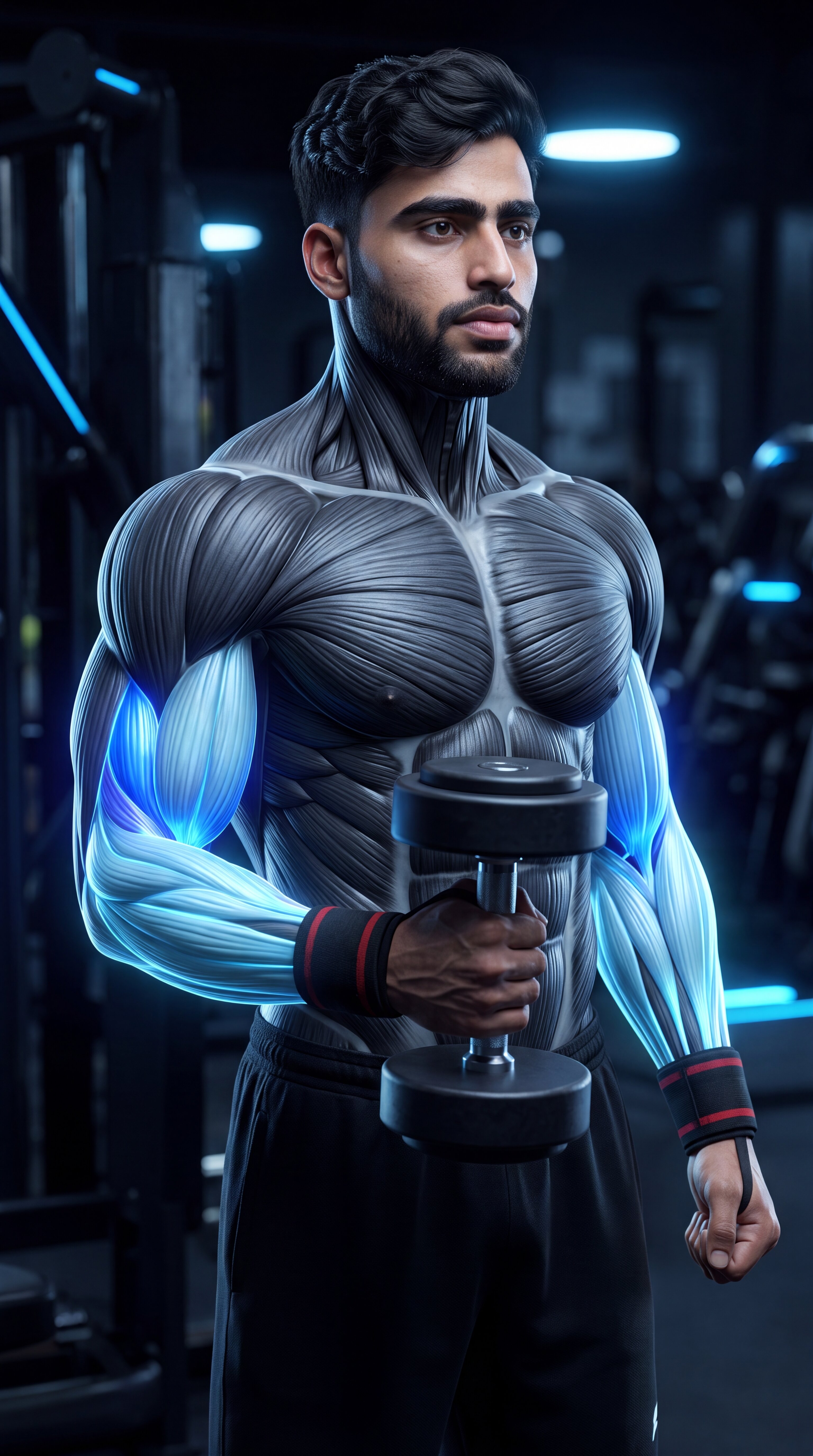 Hammer Curl muscle anatomy showing the brachialis as the primary target muscle