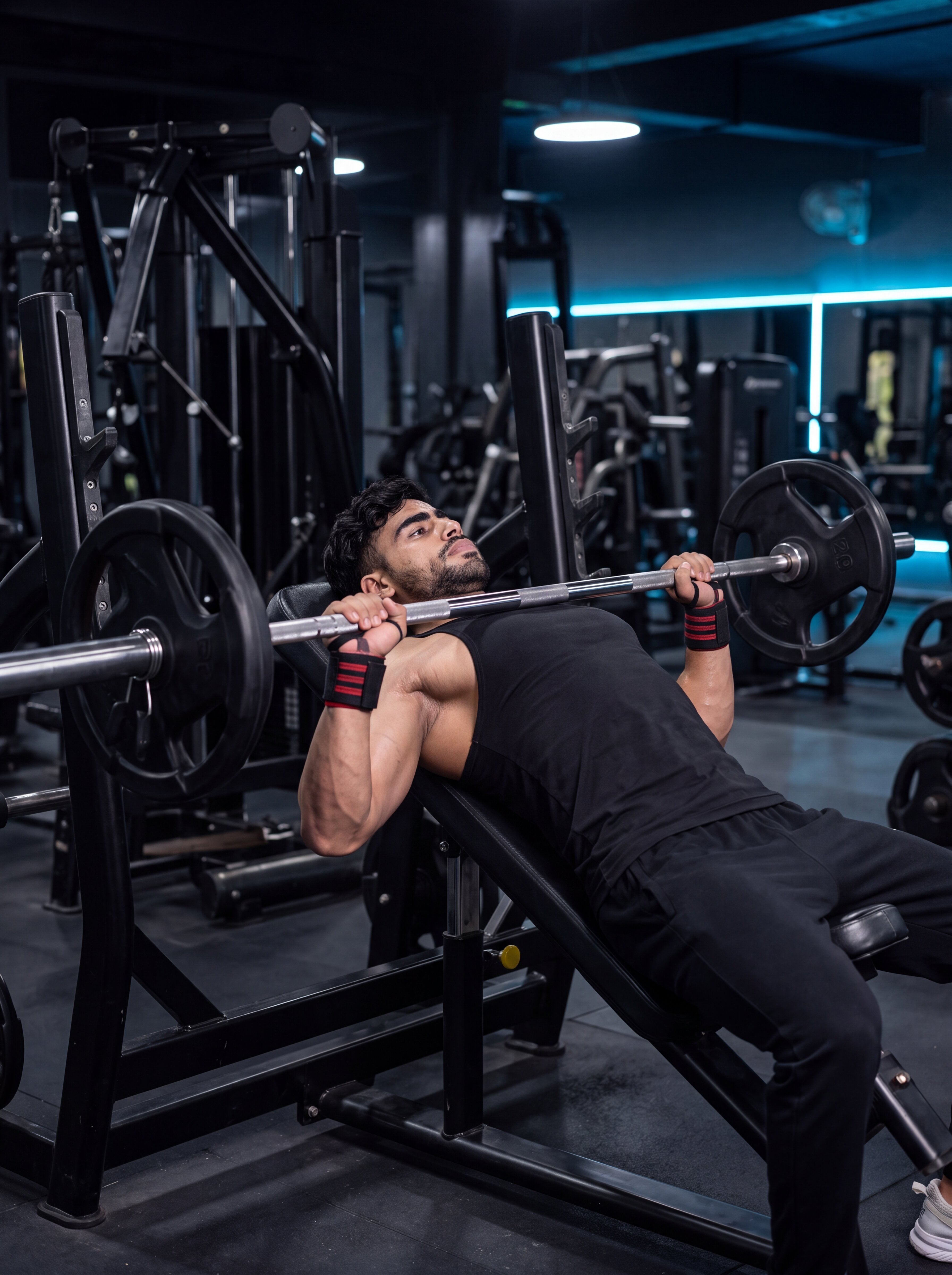 Incline Bench Press exercise demonstration