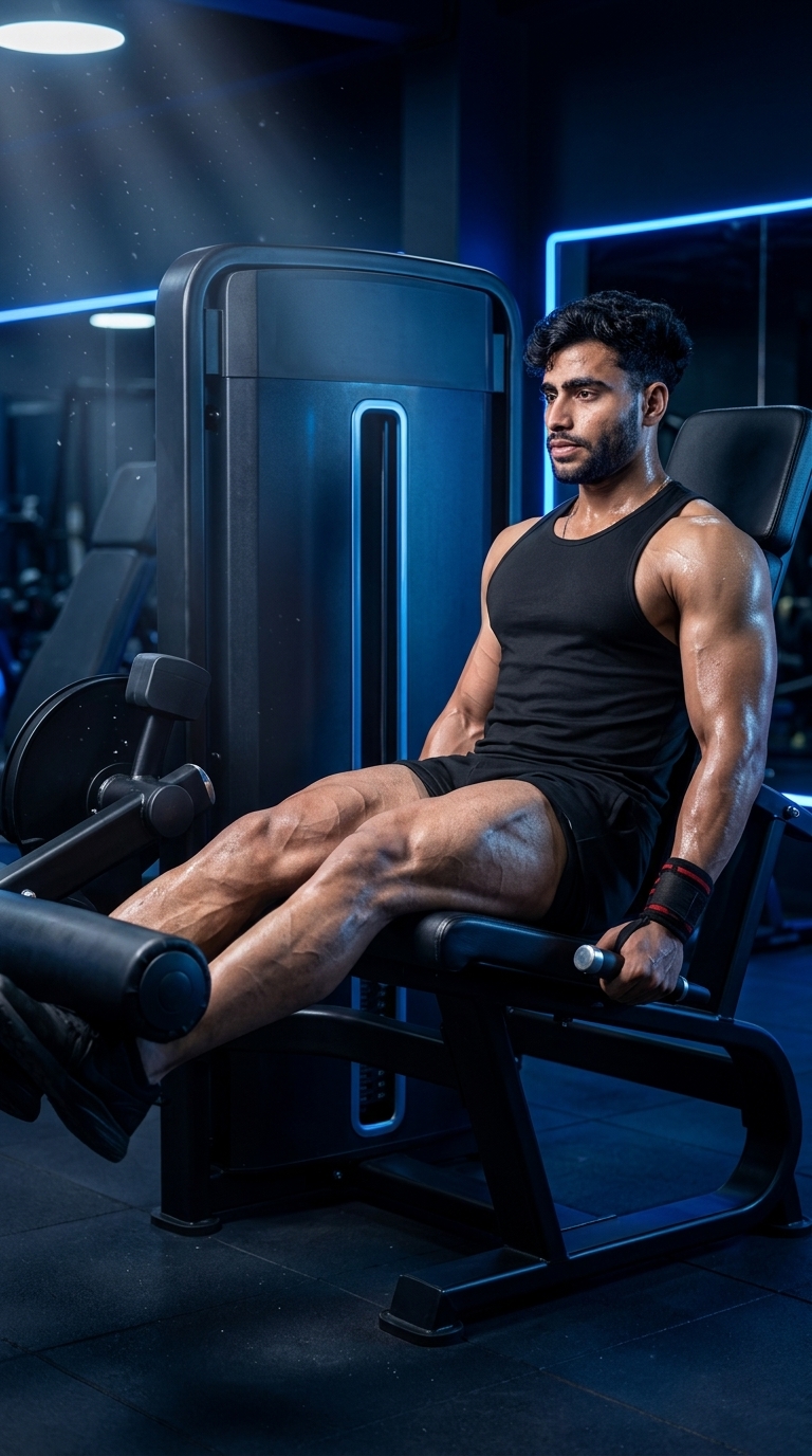Leg Extension exercise demonstration