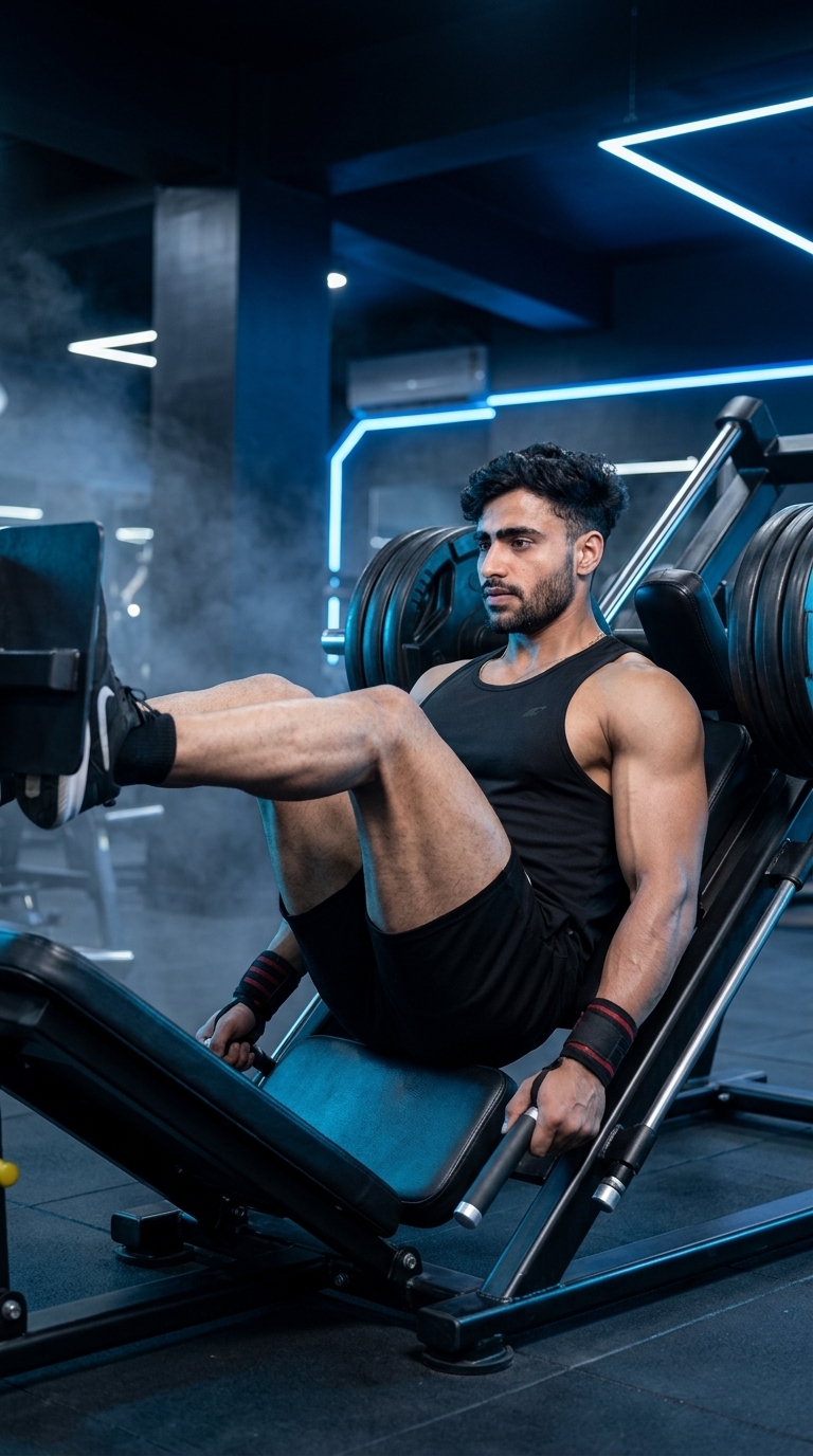 Leg Press exercise demonstration