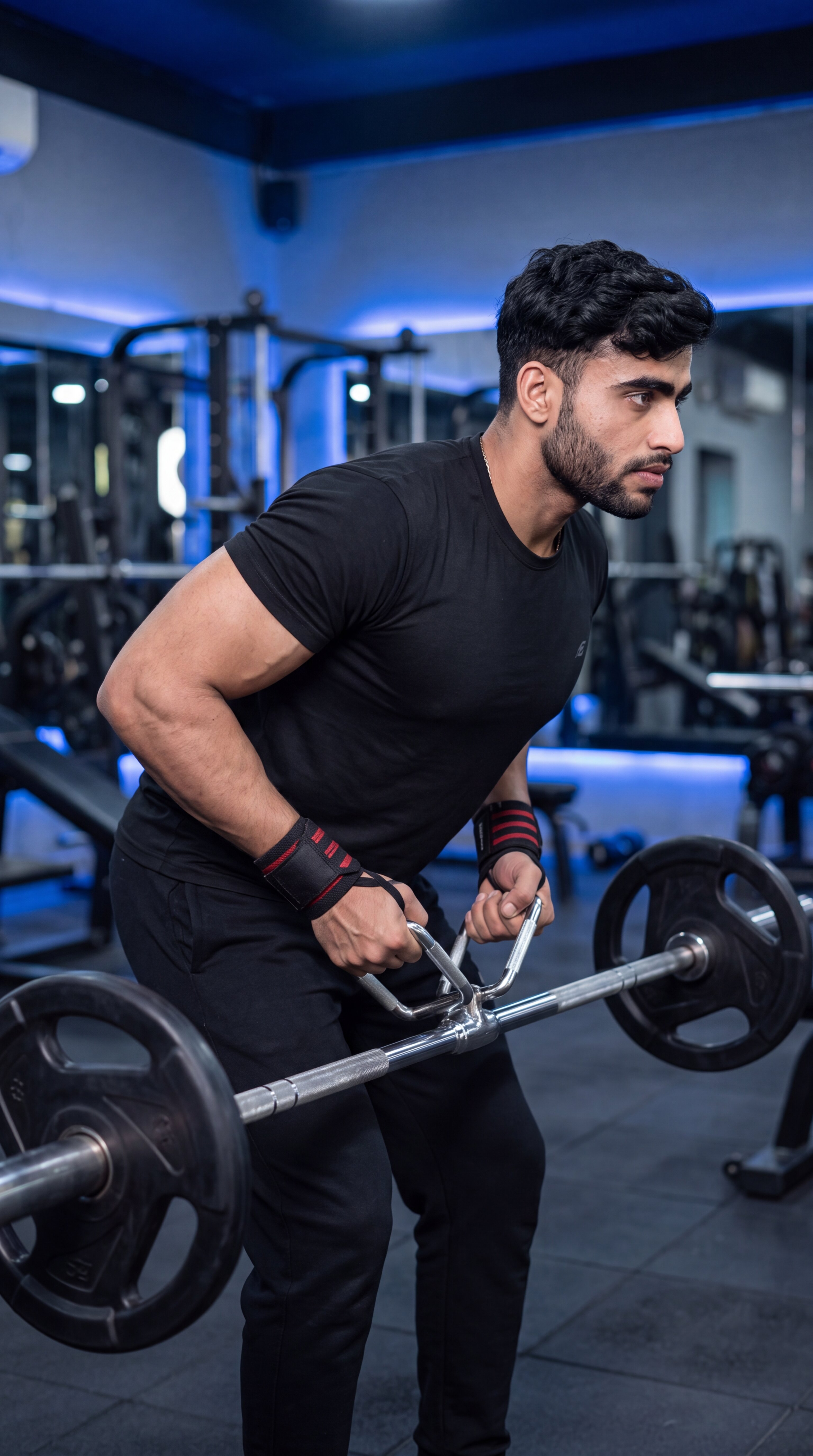 T-Bar Row exercise demonstration